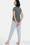 Zivame Looney Tunes Knit Cotton Pyjama Set - Grey Melange — thumbnail 3